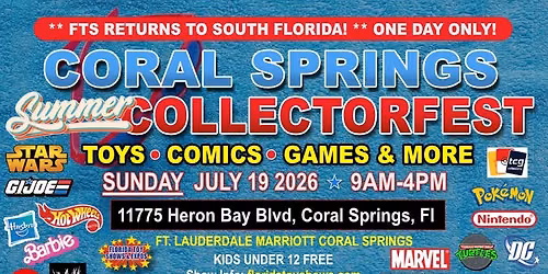 Coral Springs Collectorfest Summer 2026