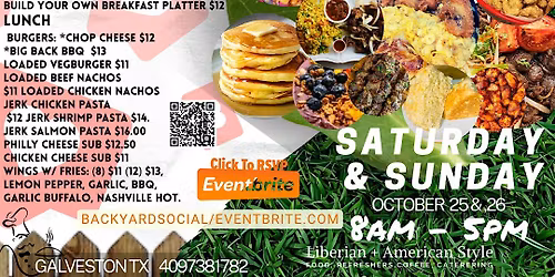 BACKYARD SOCIAL BRUNCH\/ DAY PARTY
