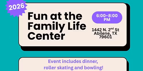 Family Fun athte Family Life Center - EFMP families only
