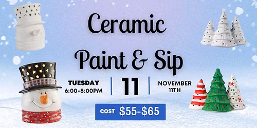 Ceramic Paint & Sip at Old City