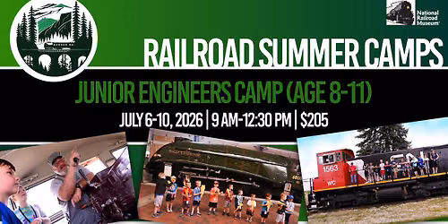 Junior Engineers Railroad Summer Camp | Ages 8-11
