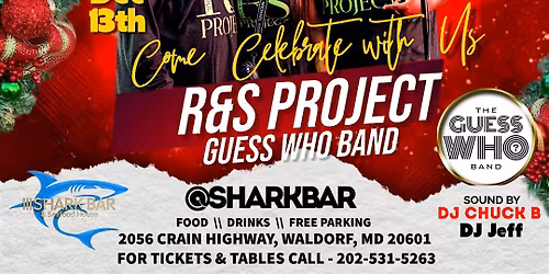 Holiday day party with R&S Project & Guess who band