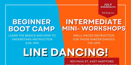 Line Dancing Beginner Boot Camp & INT Mini-Workshops