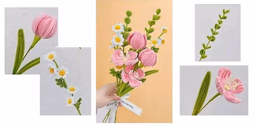 Handmade Floral Bouquet (Pipe Cleaner) workshop