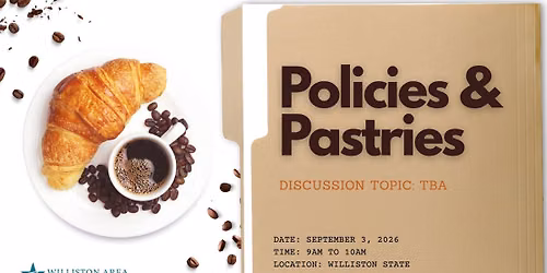 Policies & Pastries: TBA