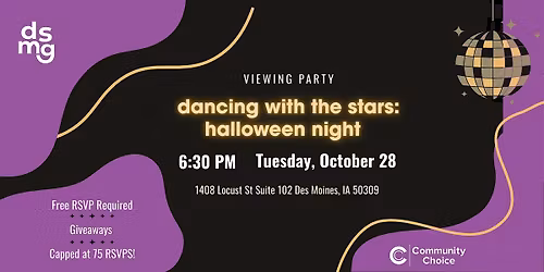DSMG Viewing Party: Dancing With The Stars Halloween Night