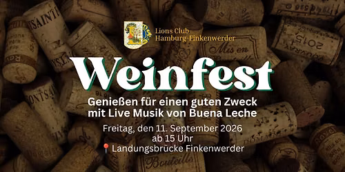 Weinfest 2026 der Lions Finkenwerder 