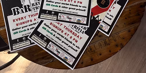 Bar Rated Trivia @ Beer Garden @ Bart\u2019s