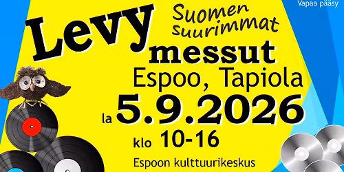 Levymessut Espoo Tapiola