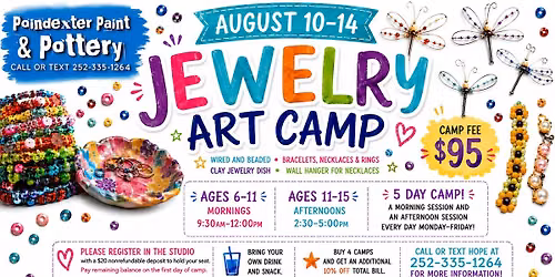 Morning Jewelry Making Art Camp
