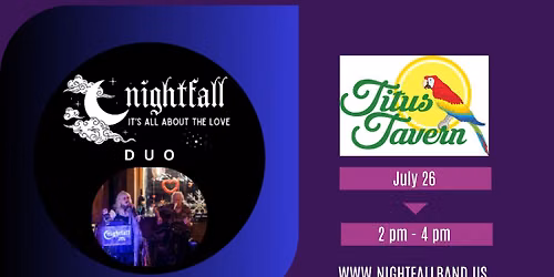 Sunday Funday with Nightfall Duo at the Titus Tavern