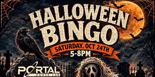 Halloween Bingo - Portal Dance Lab Fundraiser