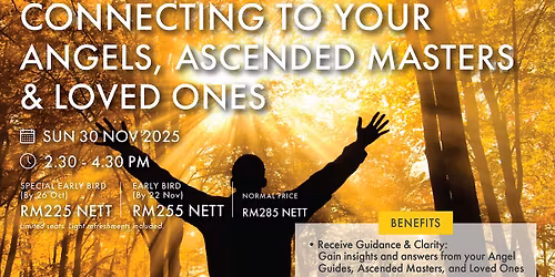 Connecting to Your Angels, Ascended Masters & Loved Ones