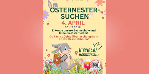 Osternestersuchen in der Baumschule Dietrich 