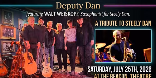 Deputy Dan with Walt Weiskopf at the Beacon Theatre