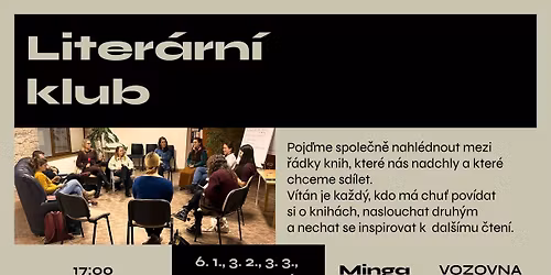 Liter\u00e1rn\u00ed klub \ud83d\udcd5&\ud83c\udf77 | ka\u017ed\u00e9 prvn\u00ed \u00fater\u00fd v m\u011bs\u00edci