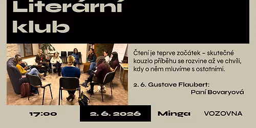 Liter\u00e1rn\u00ed klub \ud83d\udcd5&\ud83c\udf77 | Gustave Flaubert: Pan\u00ed Bovaryov\u00e1