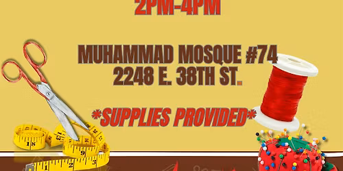 Hand Sewing Community Outreach