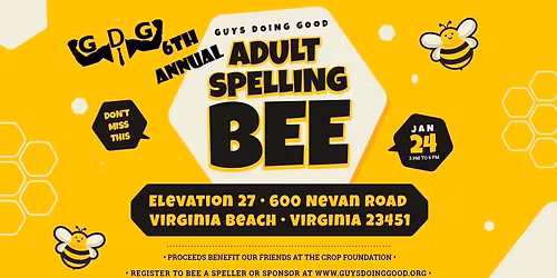 6th Annual Adult Spelling Bee 2026