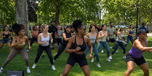 SUNSET STEPS Evergreen Park| Line Dancing in the Park