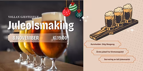 Jule\u00f8lsmaking p\u00e5 Vollan Gjestestue