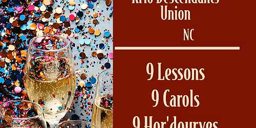 KDUNC 9 Lessons, 9 Carols, 9 Hors d'oeuvres & Party