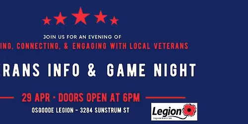 Veterans Info & Games Night