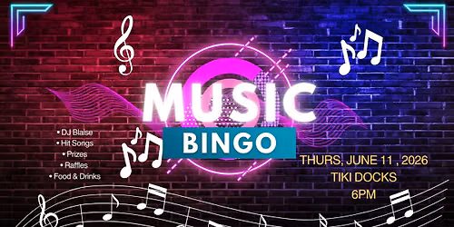 \ud83c\udfb6 Music Bingo Night