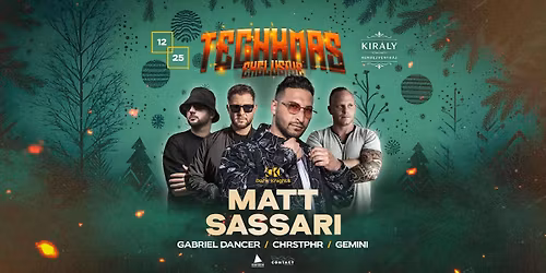 \ud83c\udf84Dark Knights w\/ \ud83c\uddeb\ud83c\uddf7 MATT SASSARI \u2022 12.25. \/\/ Kir\u00e1ly Rendezv\u00e9nyh\u00e1z, P\u00e9cs