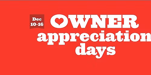 Owner Appreciation Days