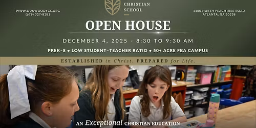 DCS Family Open House \u2013 Dec 4, 2025