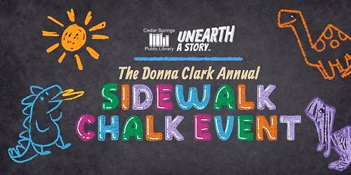 The First Annual Donna Clark Sidewalk Chalk Event