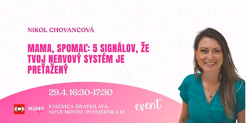 Mama, spoma\u013e: 5 sign\u00e1lov, \u017ee tvoj nervov\u00fd syst\u00e9m je pre\u0165a\u017een\u00fd
