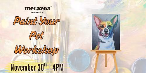 Paint Your Pet Workshop