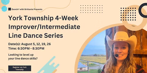 York Township 4-Week Improver\/Intermediate Line Dance Series