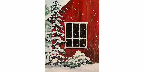 Gard Vintners, Woodinville- "Snowy Red Barn"