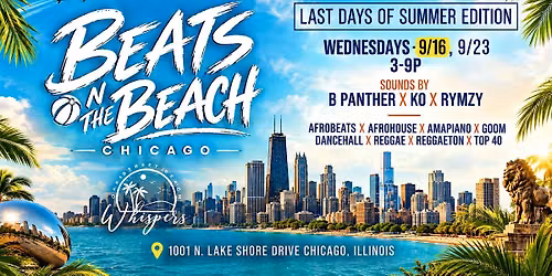 Beats On The Beach: Last Days of Summer | Afrobeats Party