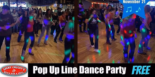 Pop Up Line Dance Party \/ Lucky Chuckys \/ Oconomowoc \/  FREE