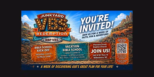 Vacation Bible School - Junkyard Redemption 