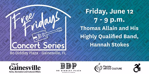 Free Fridays - Thomas Allain And His Highly Qualified Band, Hannah Stokes