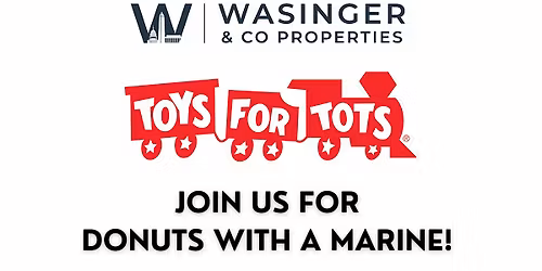 Toys For Tots Donation & Donuts with a Marine