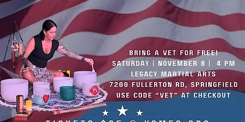 Veterans Appreciation Sound Bath - BOGO Free