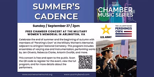 Summer's Cadence: Chamber Concert at the Military Women's Memorial