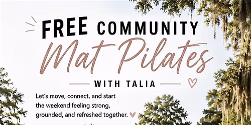 Community Mat Pilates Class