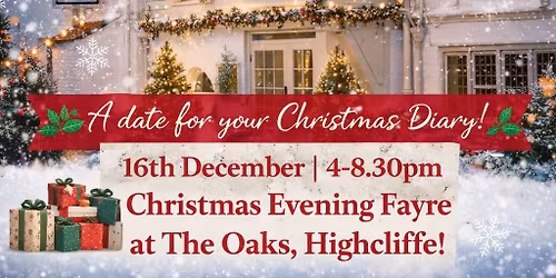 Christmas Evening Fayre at The Oaks!