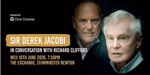 SIR DEREK JACOBI in conversation with Richard Clifford