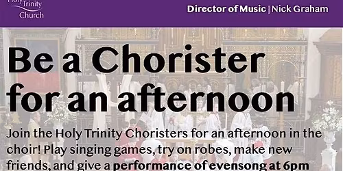 Be a Chorister for an Afternoon in Guildford