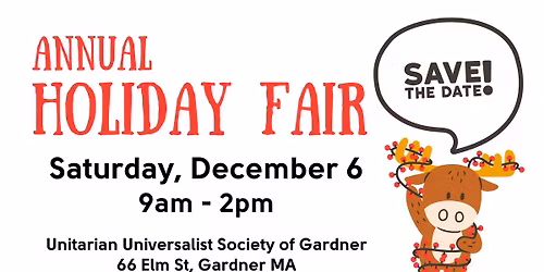 UUSG Annual Holiday Fair!