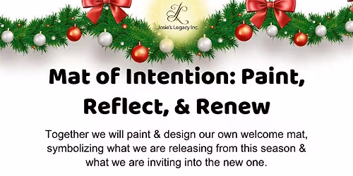 Mat of Intention: Paint, Reflect, and Renew