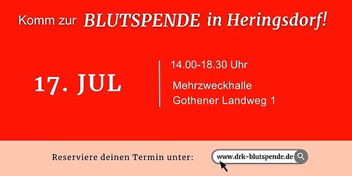 Blutspende in Heringsdorf